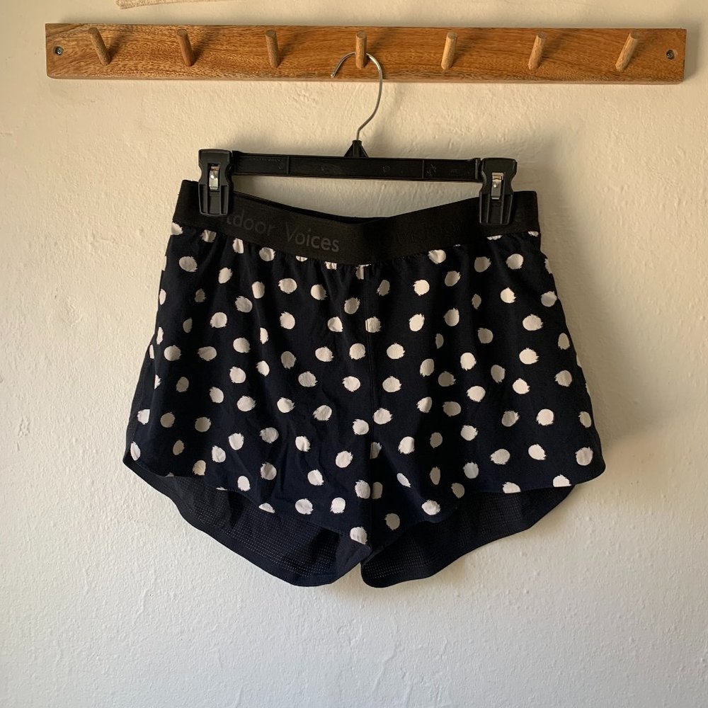 Outdoor Voices Polka Dot Lightspeed shorts